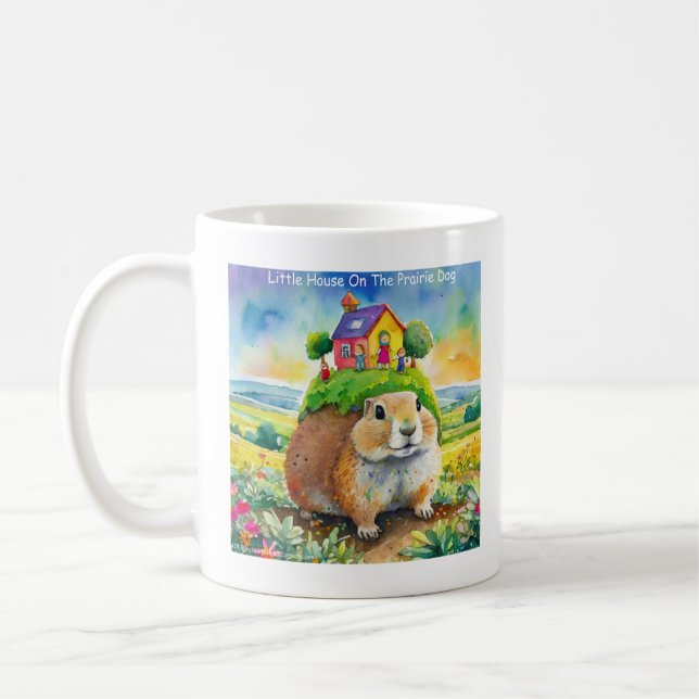 Caneca De Café Rick London Cão da Pradaria Vida Cômica  (Esquerda)