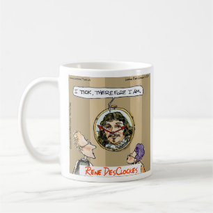 Caneca De Café Rick London Cartoons Descartes Relógio História em