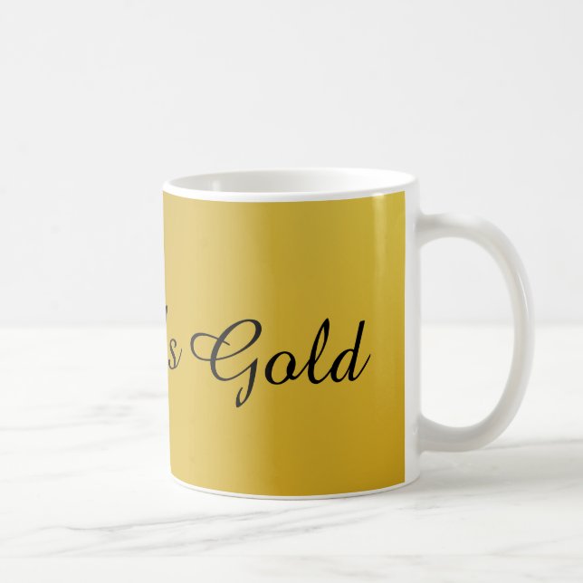 Caneca De Café Rico como ouro (Direita)