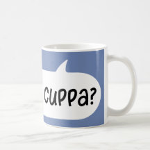 Rico Cuppa? inglês British Slang, Tea Mug