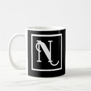 Caneca De Café Rico - Letra tipográfica N