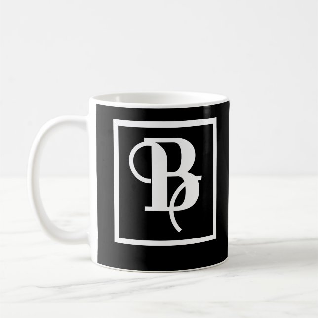 Caneca De Café Rico Nomes tipográficos da letra B (Esquerda)