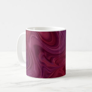 Caneca De Café Rico Vinho Tinto Roxo Fluxo Orgânico