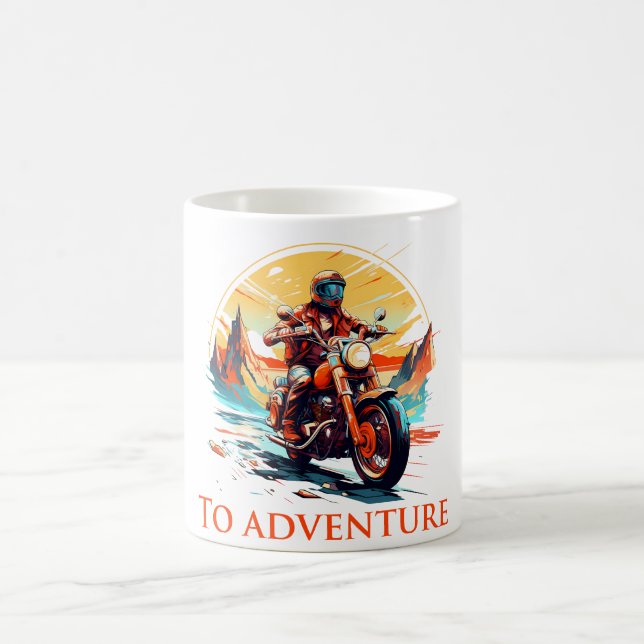 Caneca De Café Ride to Adventure (Centro)