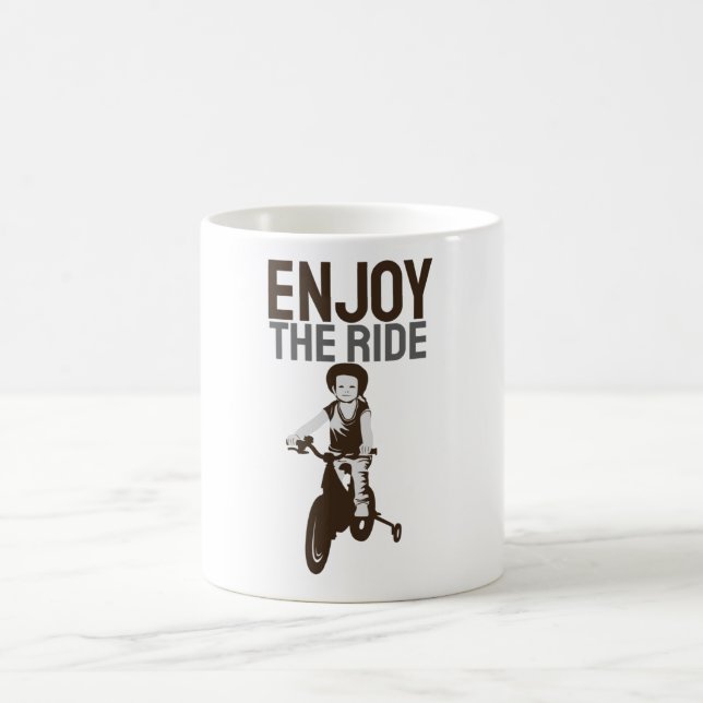 Caneca De Café Rider Design Aproveite A Corrida (Centro)