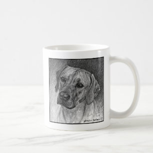 Caneca De Café Ridgeback Dog Art de Glenda S. Harlan