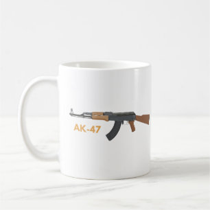 Caneca De Café Rifle de Assalto AK-47