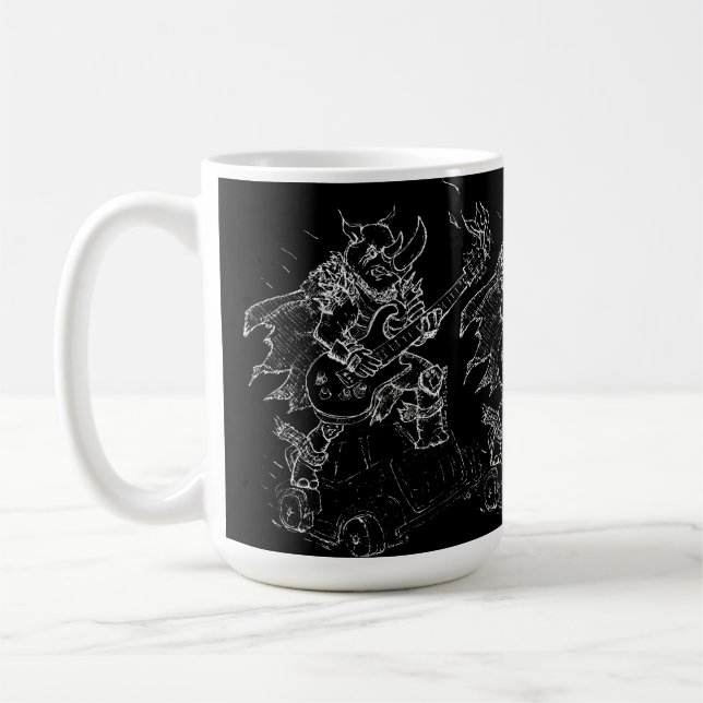 Caneca De Café Rinoceronte Balançando (Esquerda)