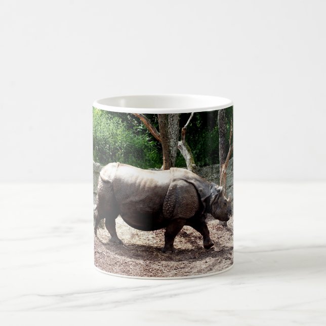 Caneca De Café Rinoceronte indiano (Centro)
