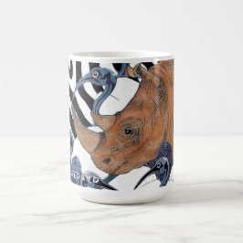 Caneca De Café Rinoceronte Sagrado