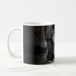 Caneca De Café Rinocerontes Correntes: Retrato Animal Selvagem.
