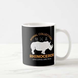 Caneca De Café Rinocerontes Unicórnios São Animais Muito Engraçad