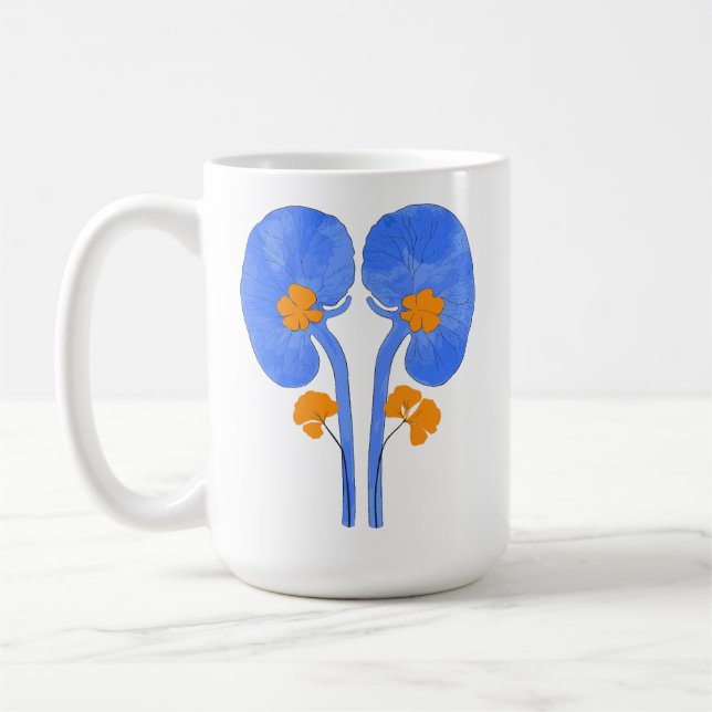 Caneca De Café Rins Blooming (Esquerda)