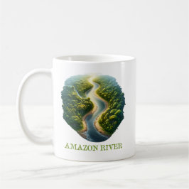 Caneca De Café Rio Amazon