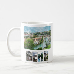 Caneca De Café Rio Bern Suiça Swiss Photo Aare