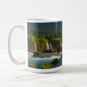 Caneca De Café Rio das montanhas na floresta