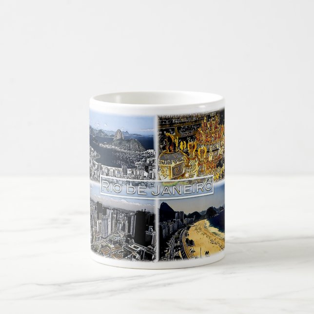 Caneca De Café Rio de Janeiro - Brasil - Mosaico - (Centro)