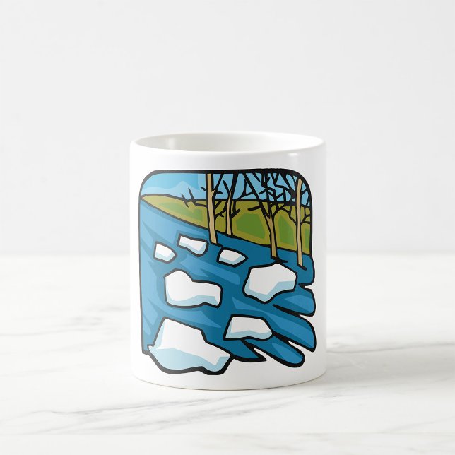 Caneca De Café Rio primavera (Criador carregado)