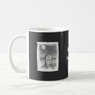 Caneca De Café RIP Máscaras e Vacina Estúpidas de Sensação Co