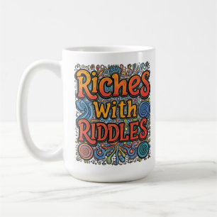 Caneca De Café Riquezas com Riddles