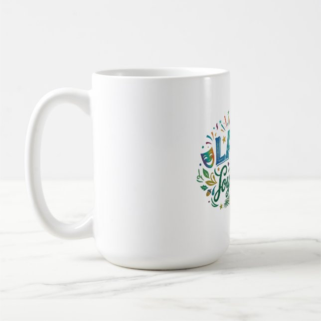 Caneca De Café Rir Alegria Desperta (Esquerda)