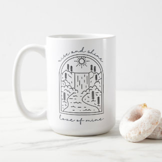 Caneca De Café Rise e Brilho