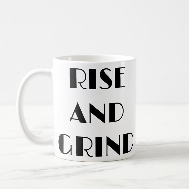 Caneca De Café Rise e Grind (Esquerda)