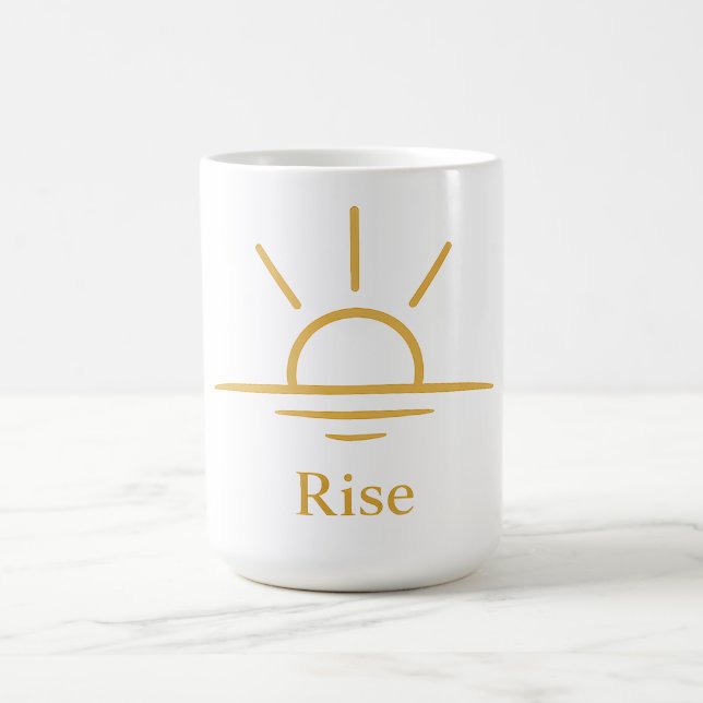 Caneca De Café Rise — Minimalist Sunrise (Centro)