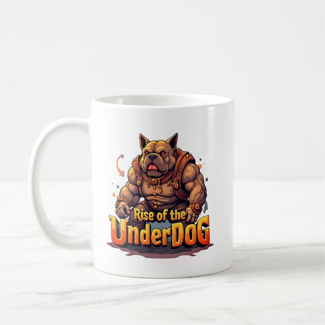 Caneca De Café Rise of the Underdog Mug – Motivational Coffee Mug (Esquerda)