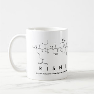 Caneca De Café Rishi peptidname mug