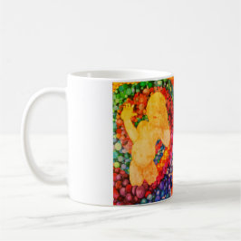 caneca de café risos bolhas