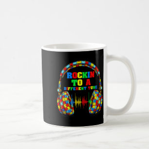 Caneca De Café Ritmo diferente conscientização do autismo vibe