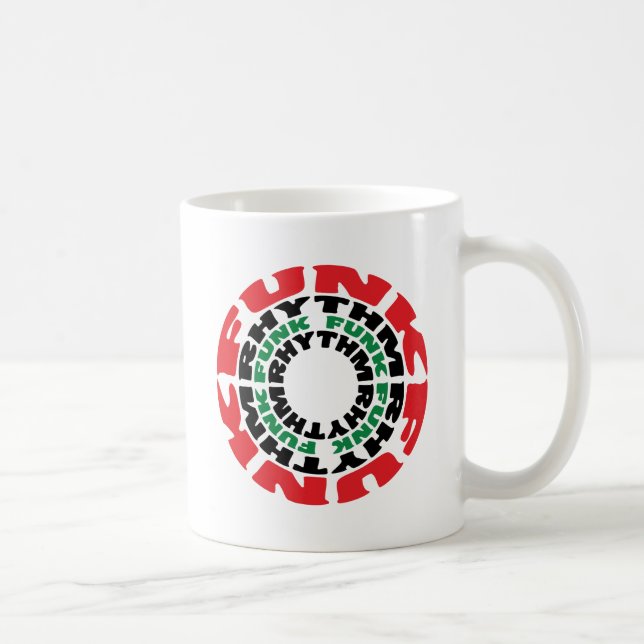 Caneca De Café Ritmo Funk Funk Rhythm (Direita)