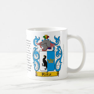 Caneca De Café Ritz, a origem, o significado e a crista