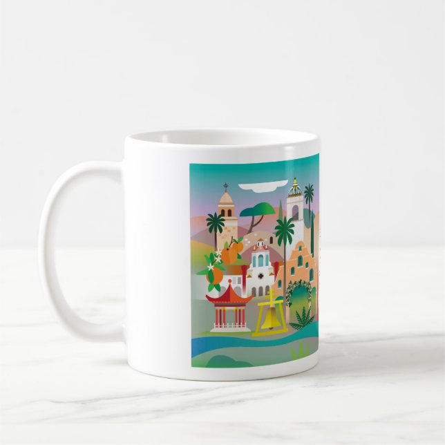 Caneca De Café Riverside, California Mug (Esquerda)