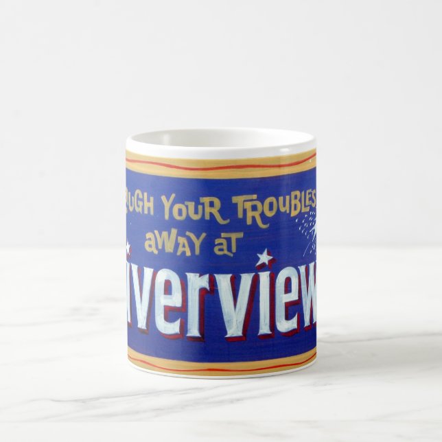 Caneca De Café Riverview Amusement Park, Chicago, Illinois (Centro)