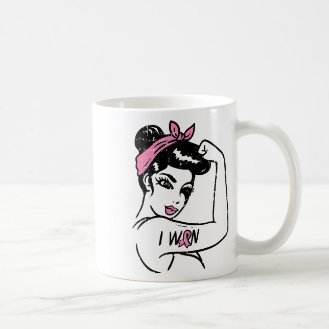 Caneca De Café Riveter Eu Ganhei Consciência O Sobrevivente Do Câ (Direita)