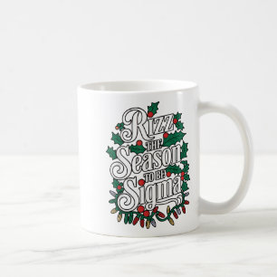 Caneca De Café Rizz A Época De Sigma Engraçado Memória Natal H