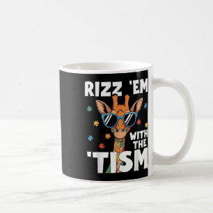 Caneca De Café Rizz Em Com O Tismo Autismo Girafa Engraçado Autis