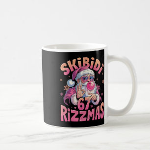 Caneca De Café Rizz Natal 67 Xmas Divertido Geração Alpha Skibidi