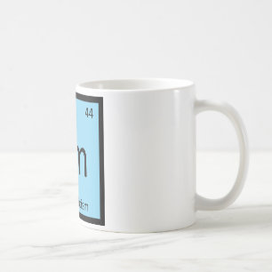 Caneca De Café Rm - mesa periódica da química da arte do