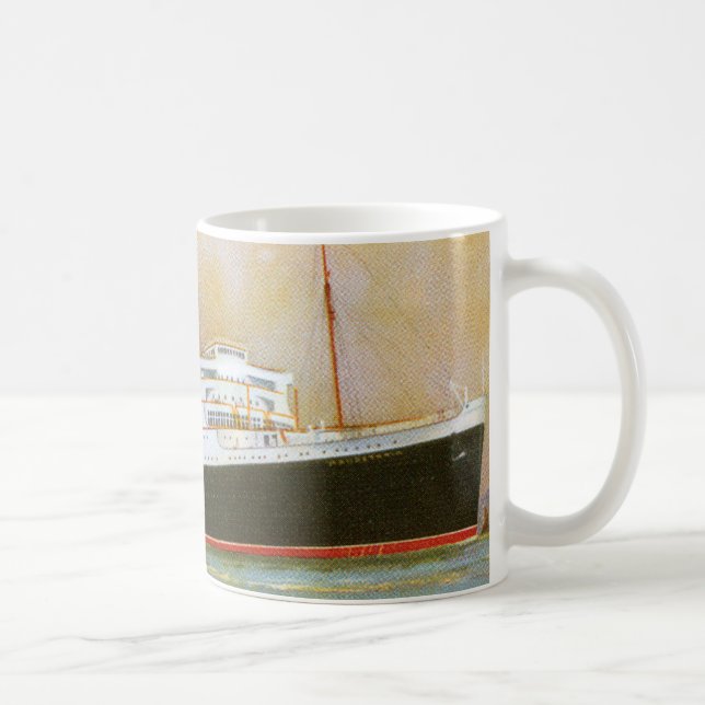 Caneca De Café RMS Mauretainia (Direita)