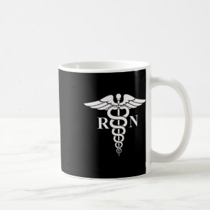 Caneca De Café Rn Enfermeiro Caduceus Símbolo Médico Enfermeiro L