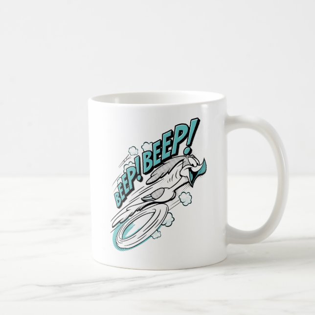 Caneca De Café ROAD RUNNER™ BEEP BEEP!™ Halftone (Direita)