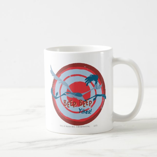 Caneca De Café ROAD RUNNER™ BEEP BEEP!™ Yikes! (Direita)