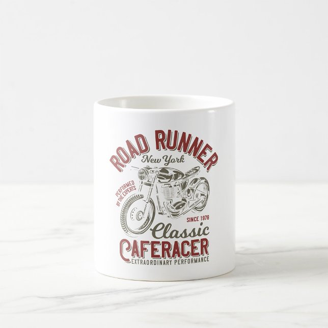 Caneca De Café Road Runner Cafe Racer Nova York Ciclista (Criador carregado)