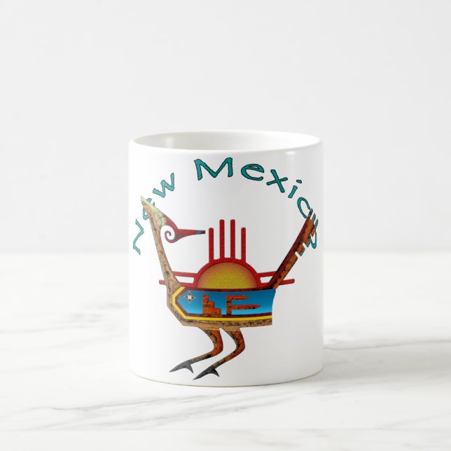 Caneca De Café Roadrunner de New mexico (Centro)