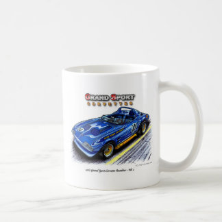 Caneca De Café Roadster 1963 grande de Corveta do esporte de