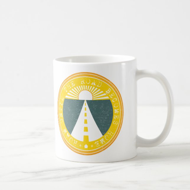 Caneca De Café roam até que a estrada chegue em casa (Direita)