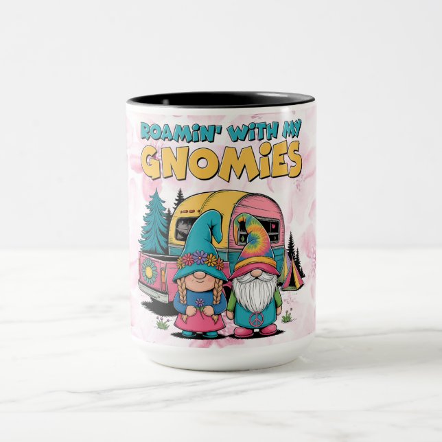 Caneca de Café Roamin 'Com Meus Gnomies (Centro)